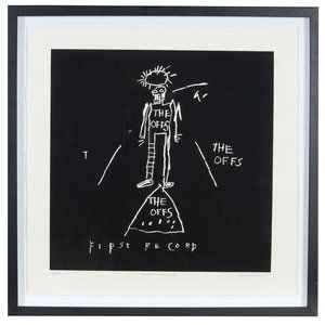 The Offs First Record Album Art by Jean-Michel Basquiat Silkscreen LE of 85